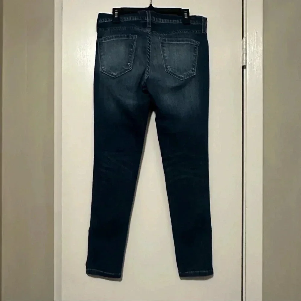 Kancan Low Rise Skinny Stretch Cropped Jean zipper ankle size 27 - Picture 6 of 11